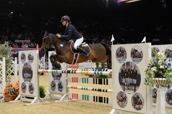Aberdeen’s young showjumper Nicole Lockhead Anderson wins The Stable Company 138cm Championship at HOYS